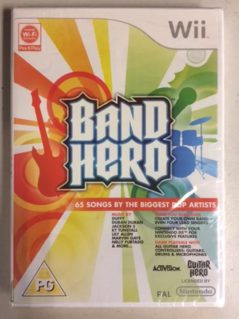 SEALED NEW Nintendo Wii PAL VERSION Region BAND HERO Video GAME ONLY pop NOT-USA