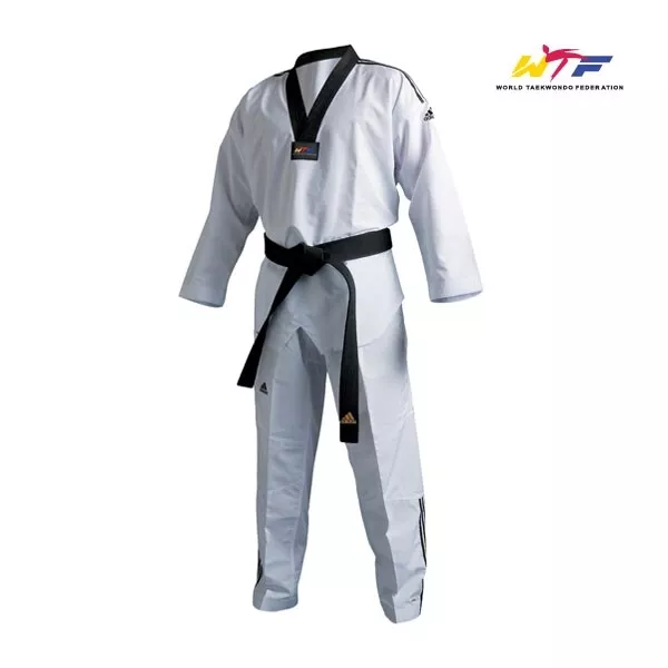 TAEKWONDO ANZUG | TAEKWONDO DOBOK | WT ADI FIGHTER | Mit 3 Streifen | ADIDAS