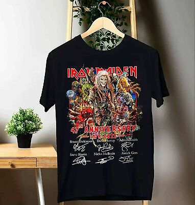 Iron-Maiden 47th Anniversary Shirt Tour 2022 Signatures TShirt