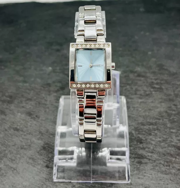 TCM MONTRE FEMMES Avec Zircon Pierres Quartz Inox 20 5 CM Long