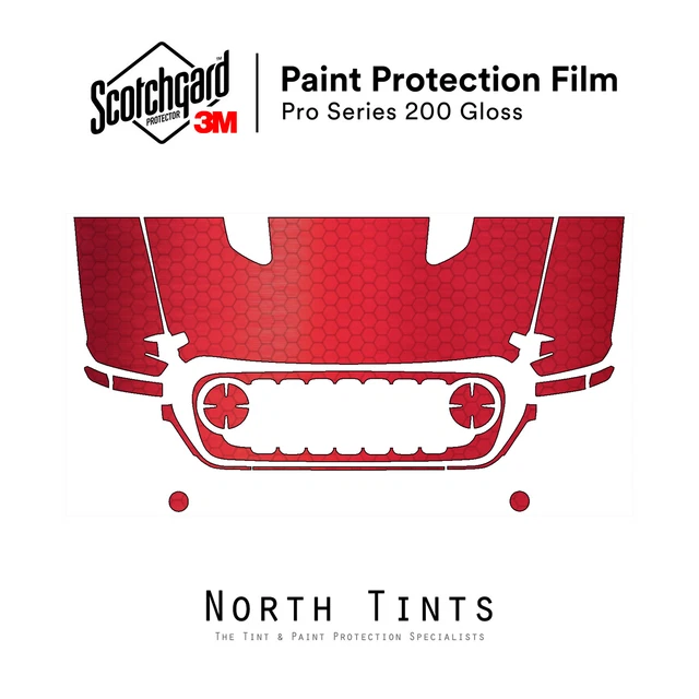 JEEP WRANGLER RUBICON 2024 3M PRO PreCut Paint Protection Film Clear