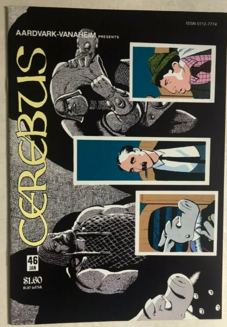 CEREBUS #46 signed by Dave Sim (1983) Aardvark-Vanaheim Comics FINE-