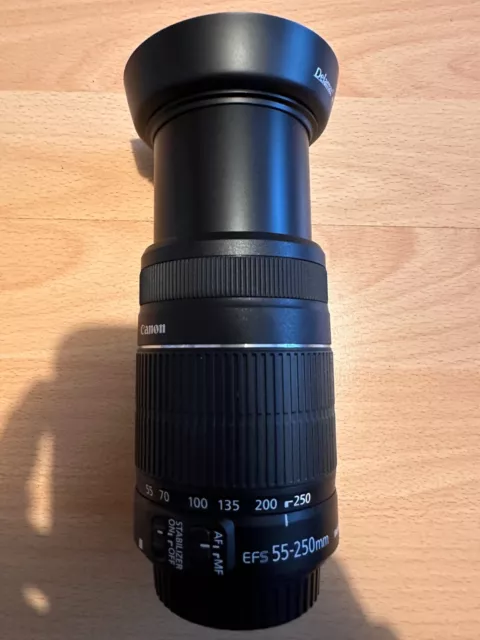 Canon EF-S 55-250mm F/4-5.6 IS II Zoomobjektiv Canon EOS Bildstabilisiert Tele