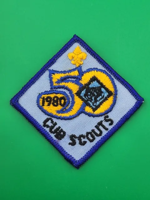 Cub Scouts 1980 50 Year Anniversary Patch BSA Boy Scouts Of America NEW