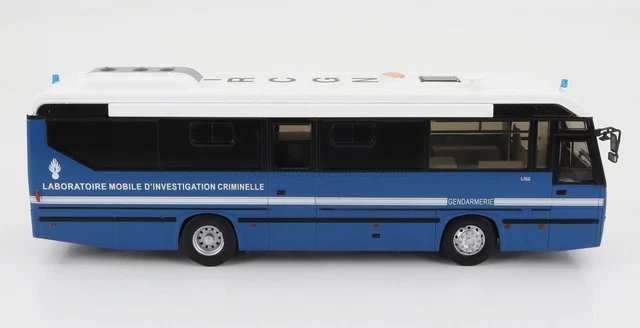 HACHETTE 1/43 MODÈLE Bus Statique Lohr L96 Gendarmerie Police France ...