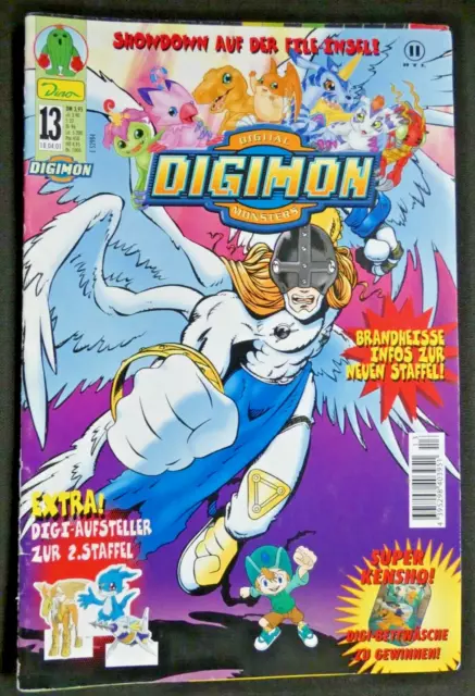 Digital DIGIMON Monsters Comic Heft Nr 13 April  2001 ohne Extra Digi Aufsteller