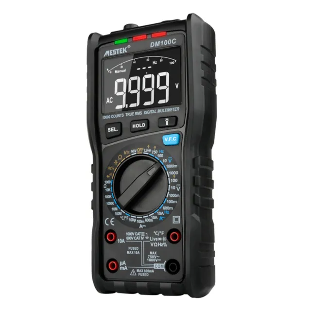 MESTEK 10000 Counts  Digital Multimeter AC/ Voltage Current Teaser NCV UK A7N0