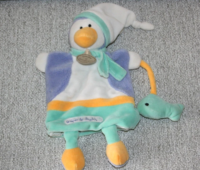 Doudou Et Compagnie Doudou Mario Pingouin Marionnette Poisson Graines De Doudou