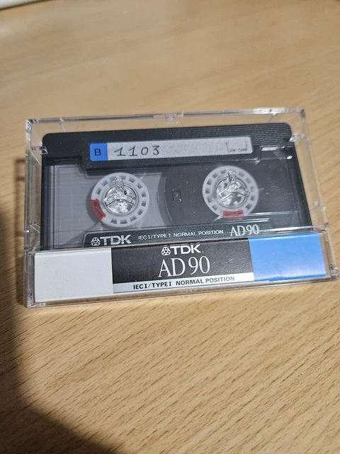 10 cassettes audio TDK AD90 type I normal position