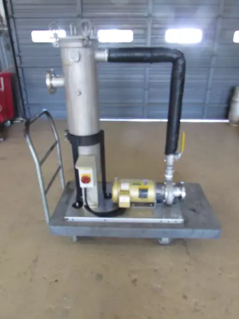 SERFILCO P-62-0171-K , 2" SS FILTER W/ 3 hp MOTOR & PUMP, TAKEOUT! MAKE OFFER!