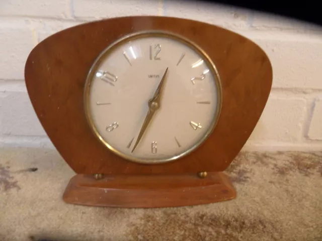 Vintage Smiths Retro Wind Up Mantle Clock