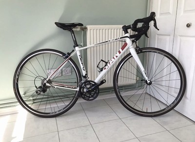 Giant Defy 3 Road Bike Shimano Aluminium Blue White Frame 22 M L 249 00 Picclick Uk