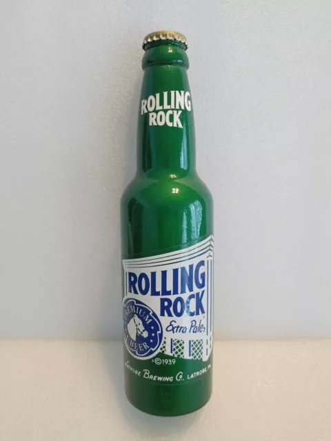 Rolling Rock Latrobe Horse Full Size Bottle 9.5" Draft Beer Tap Handle Bottle