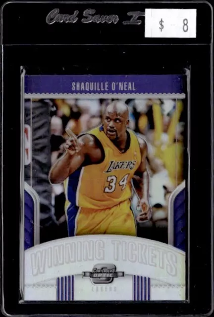 2018-19 Panini Contenders Optic Winning Tickets Shaquille O'Neal #29 Lakers