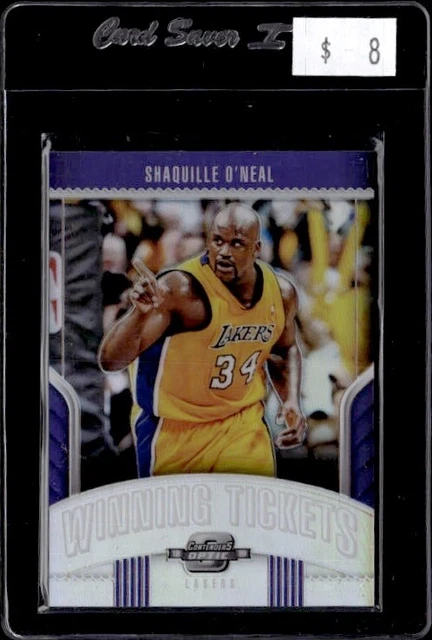 2018-19 Panini Contenders Optic Winning Tickets Shaquille O'Neal #29 Lakers