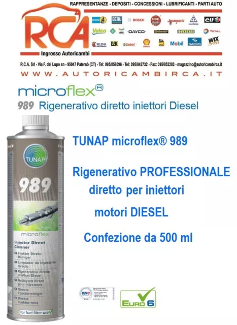 ADDITIVO DETERGENTE PULITORE Rigenerativo iniettori Diesel Gasolio Tunap 989  EUR 25,80 - PicClick IT