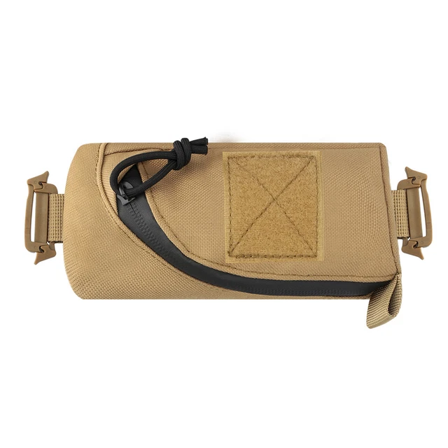 (Khaki) Military Survival Emergency Bag Oxford Cloth Practical Emergency