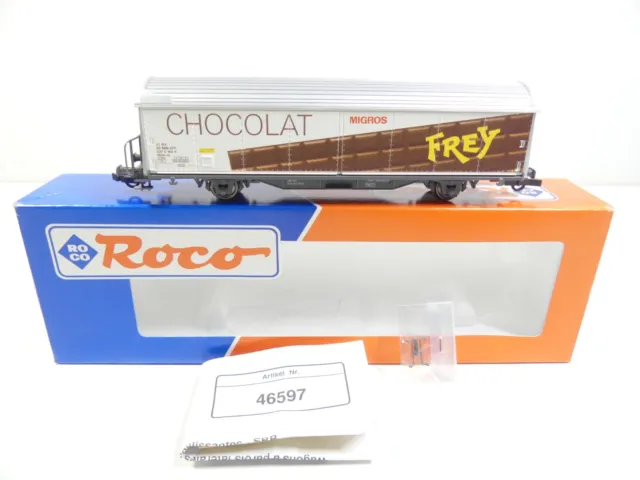 Roco H0 46597 Schiebewandwagen Hbilis Migros Frey Chocolat SBB CFF in OVP G3086