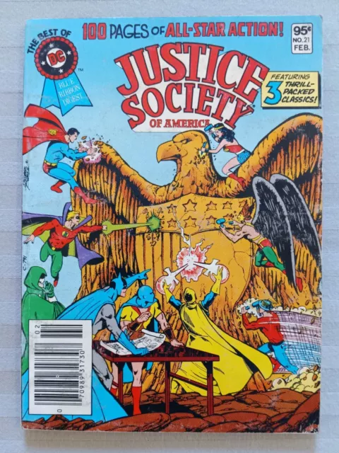 Best Of Dc Blue Ribbon Digest #21, Justice Society Of America, 1982