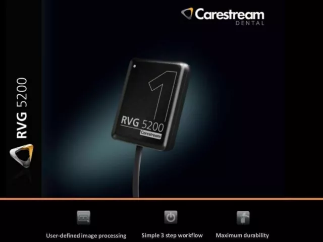 1 X Capteur de rayons X numérique Carestream Kodak RVG 5200 pour...