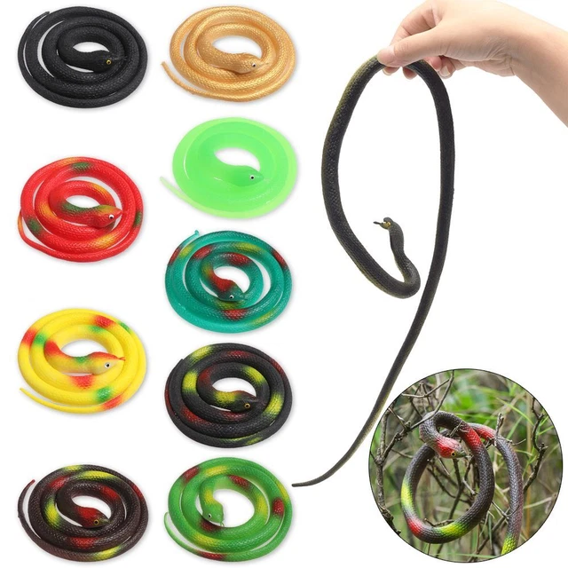 Giocattoli Gomma Serpente Novità & Bavaglia Halloween Scherzo Prop Animali Alta Simulazione
