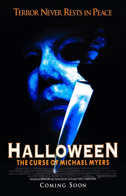 Halloween 6: The Curse of Michael Myers Movie Poster | 1995 | 11x17 | NEW