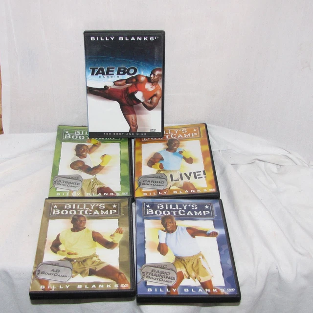BILLY BLANKS AB Bootcamp DVD 2005 5x Lot Cardio Ultimate Basic Training Taebo 13.35 PicClick CA