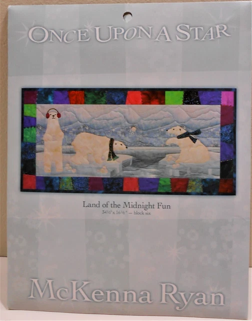 NIP UNCUT McKenna Ryan Quilt Pattern ONCE UPON A STAR #6 Land Of Midnight Fun