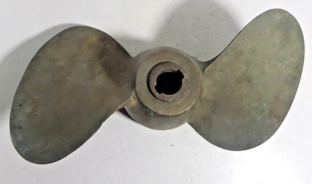 brass propeller boat Michigan N487