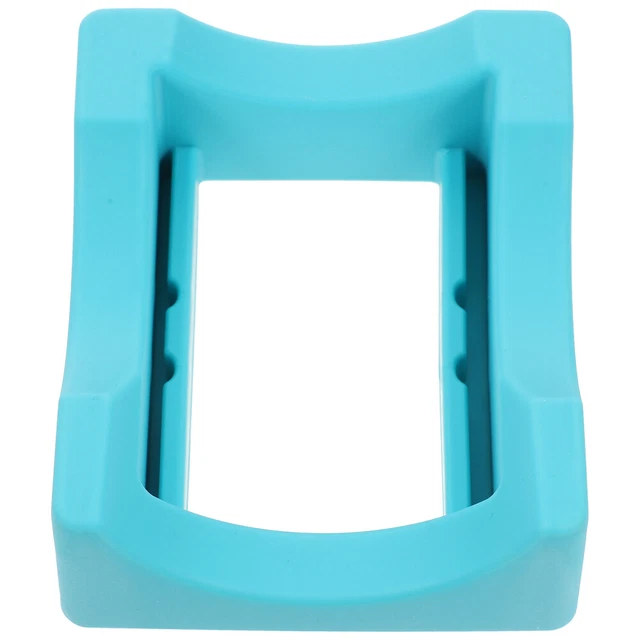 Portabebidas de silicona vaso de silicona productos impresos gel de sílice azul pequeño