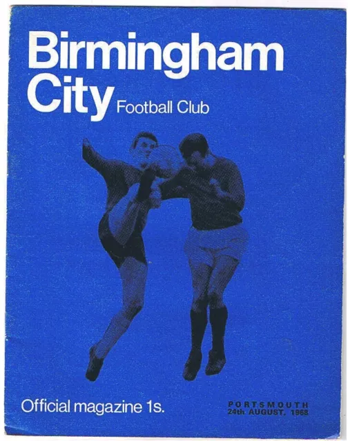 Birmingham City v Portsmouth 1968/9 (24 Aug)