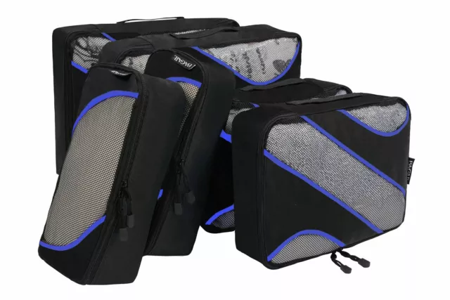 6 PACKING CUBES ORGANISER  Packing Cubes for Travel, Compression Luggage Storage