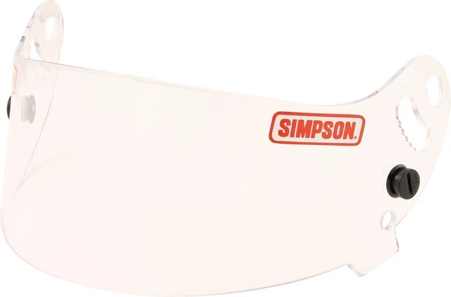 Simpson Safety Clear Helmet Shield Stingray/Devil Ray Model Helmets P/N 84300A