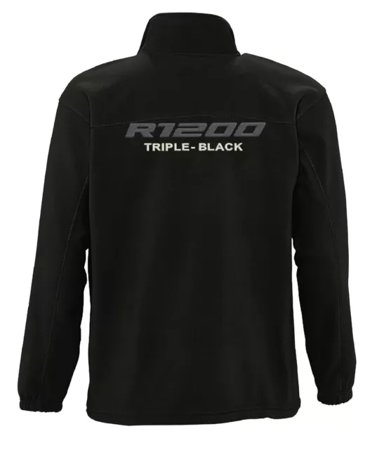 Giacca in pile per BMW Biker R1200GS Adventure R 1200 GS Triple Black / Taglia: M-3XL