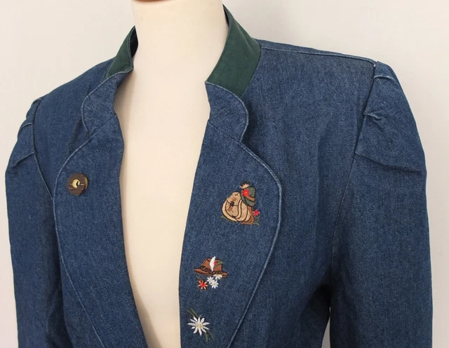 Bildschöner Denim Blazer Tgl 42 Top Costumi Regionali 2