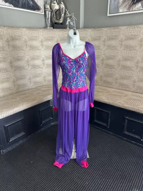 Weissman Purple Genie dance costume (Small Adult)