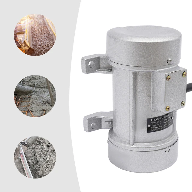 Industrial Concrete Vibration Motor – 30W, IP65, 3600 RPM, Stainless Steel For Vibrating Tables And Screens