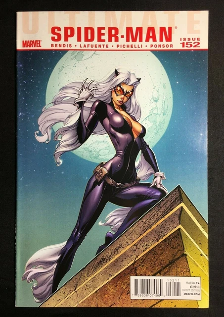 Ultimate Spider Man 152 J Scott Campbell V 1 Black Cat Amazing Gwen Stacy