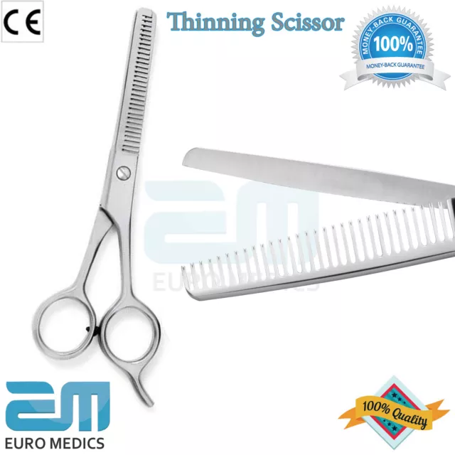 6" Silver Thinning Professional Hair Dressing BEST Barber Choice Scissors Salon