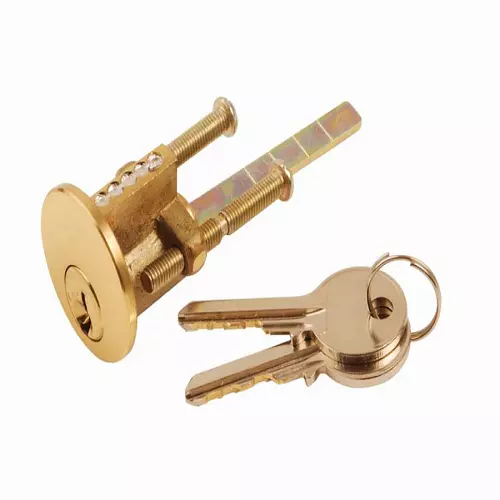 Yale Lock Night Latch Cylinder Brass Rim Lock x2 Keys Door Security Hardware