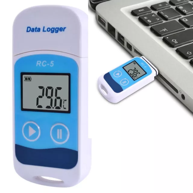 Enregistreur de données de température USB avancé avec intervalles d'enregist
