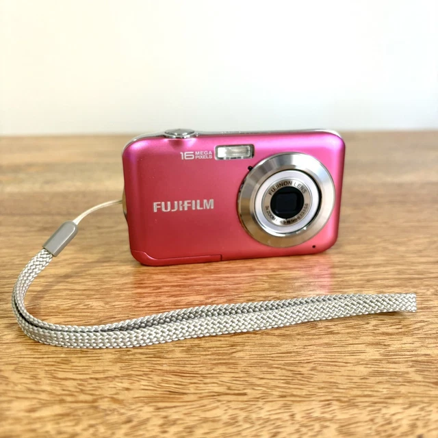 FUJIFILM FINEPIX JV 250 Pink Digital Camera 16 MP Tested