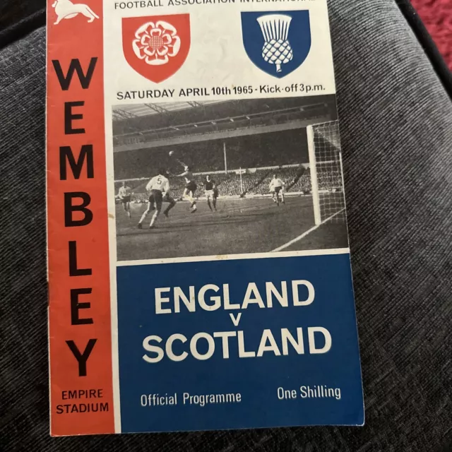 ENGLAND v Scotland (Home International @ Wembley) 1965