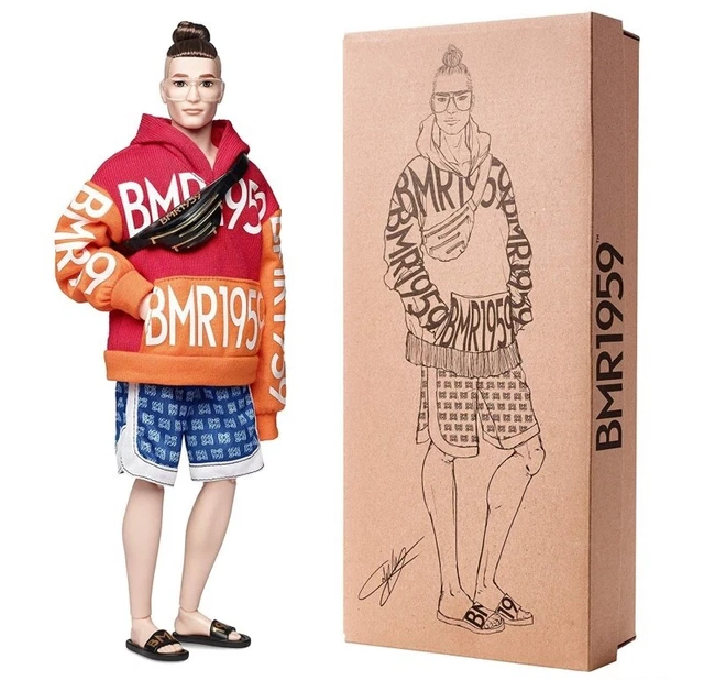 Barbie BMR1959 - Bold Logo Felpa con Cappuccio & Pallacanestro Pantaloncini
