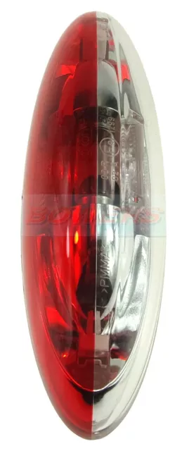 Jokon Chrome Red White Side Marker Lamp Light Chausson Moho 610 Motorhome