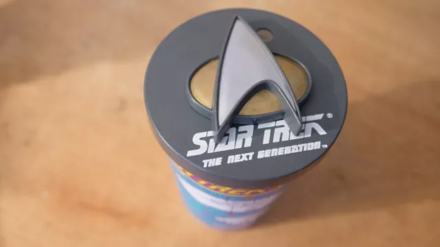 Pizza Hut Lidded Drinks cup Star Trek next Gen Communicator