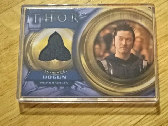 Thor Tadanobu Asano/Hogun Pieceworks Costume Card! Upper Deck Marvel Coa F-7