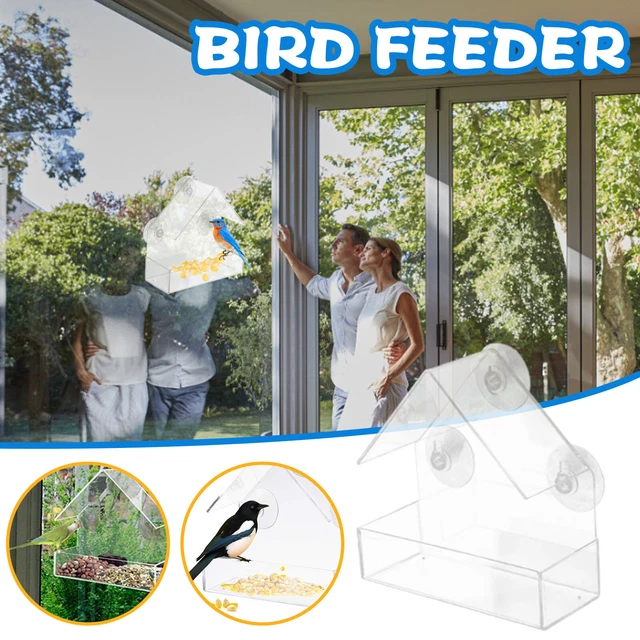 Futterspender Wildvögel Acryl-Futterspender für den Außenbereich, Futterspender,