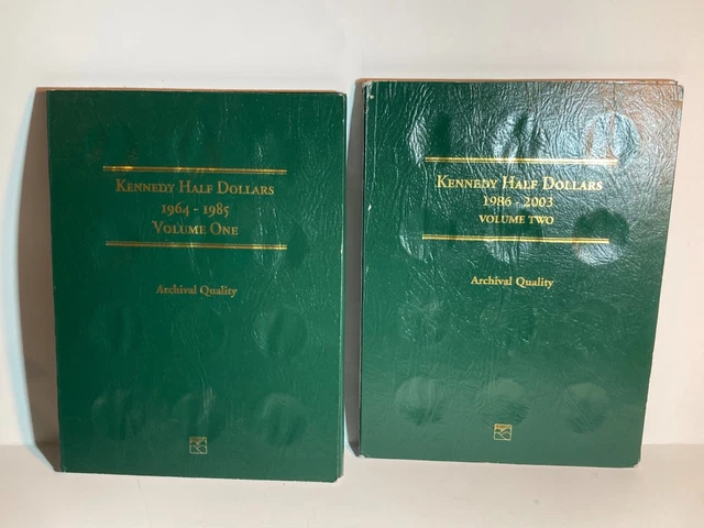 Coin Folder for 1964-2003 Kennedy Half Dollars Quality Album by Littleton