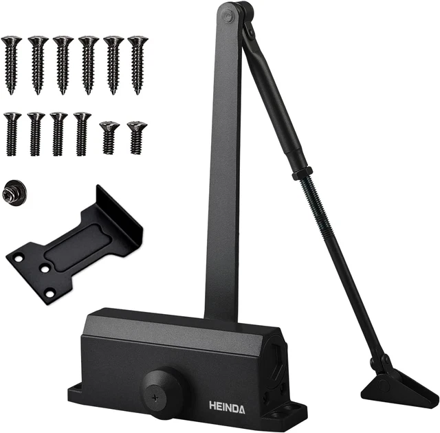 Automatic Door Closer Size 3 for Residential and Light Commercial Doors Adjustab